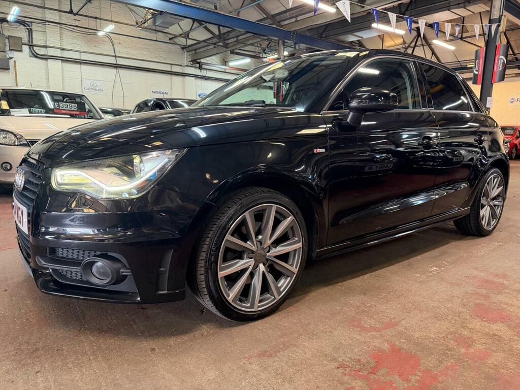 Audi A1 1.4 Tfsi S Line Sportback S Tronic Euro 5 Ss FJ14MGY Black #3