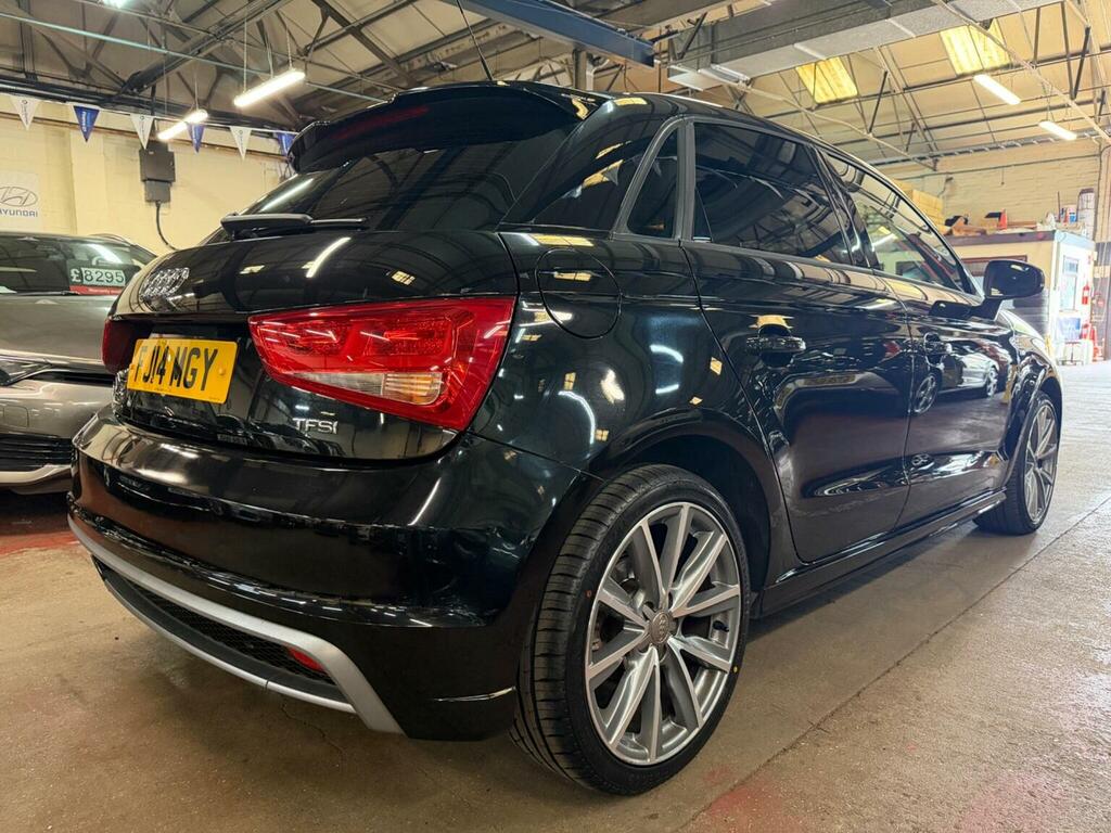 Audi A1 1.4 Tfsi S Line Sportback S Tronic Euro 5 Ss FJ14MGY Black #4