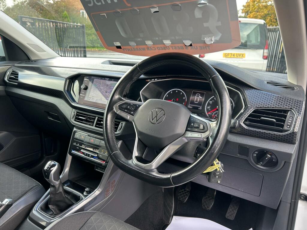 Volkswagen T-Cross 1.0 Tsi Sel Euro 6 Ss YE72KHG White #5