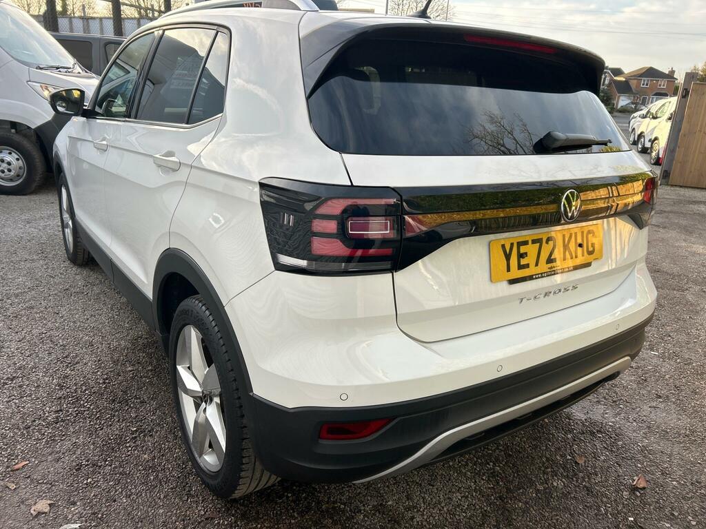 Volkswagen T-Cross 1.0 Tsi Sel Euro 6 Ss YE72KHG White #3