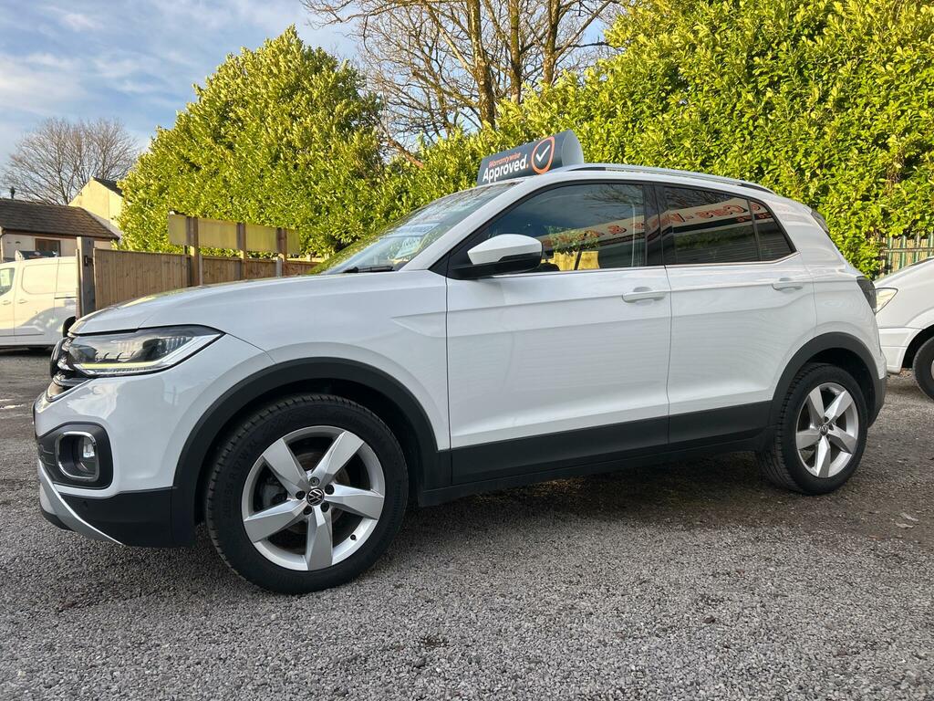 Volkswagen T-Cross 1.0 Tsi Sel Euro 6 Ss YE72KHG White #2
