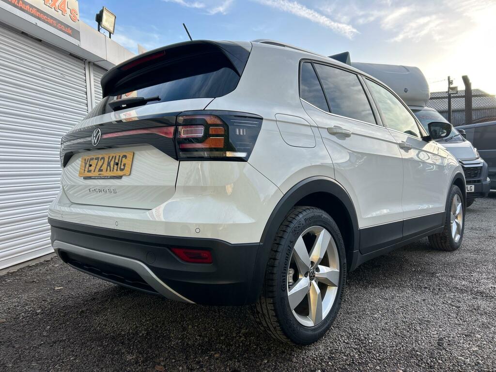 Volkswagen T-Cross 1.0 Tsi Sel Euro 6 Ss YE72KHG White #4