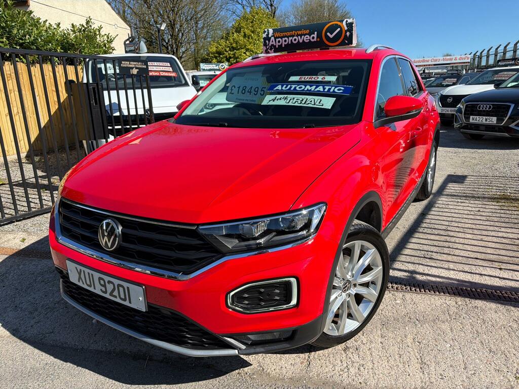 Volkswagen T-Roc 1.5 Tsi Evo Sel Dsg Euro 6 Ss XUI9201 Red #2
