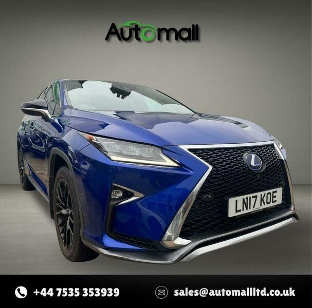 Lexus RX 3.5 450H V6 F Sport Cvt 4Wd Euro 6 Ss Blue