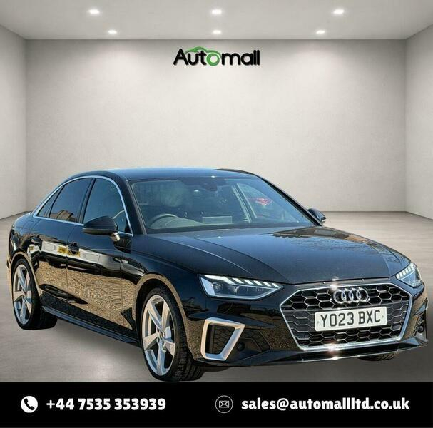Audi A4 2.0 Tfsi 35 S Line S Tronic Euro 6 Ss YO23BXC Black #4