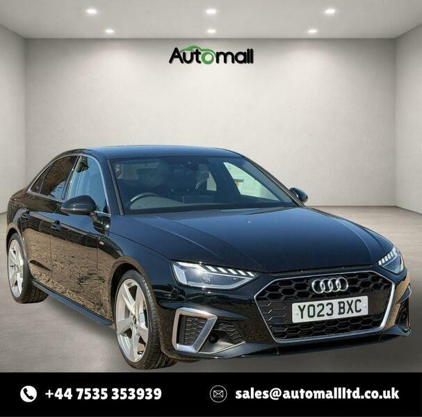 Audi A4 2.0 Tfsi 35 S Line S Tronic Euro 6 Ss YO23BXC Black #3