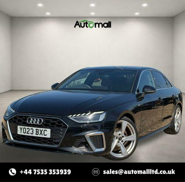 Audi A4 2.0 Tfsi 35 S Line S Tronic Euro 6 Ss YO23BXC Black #6