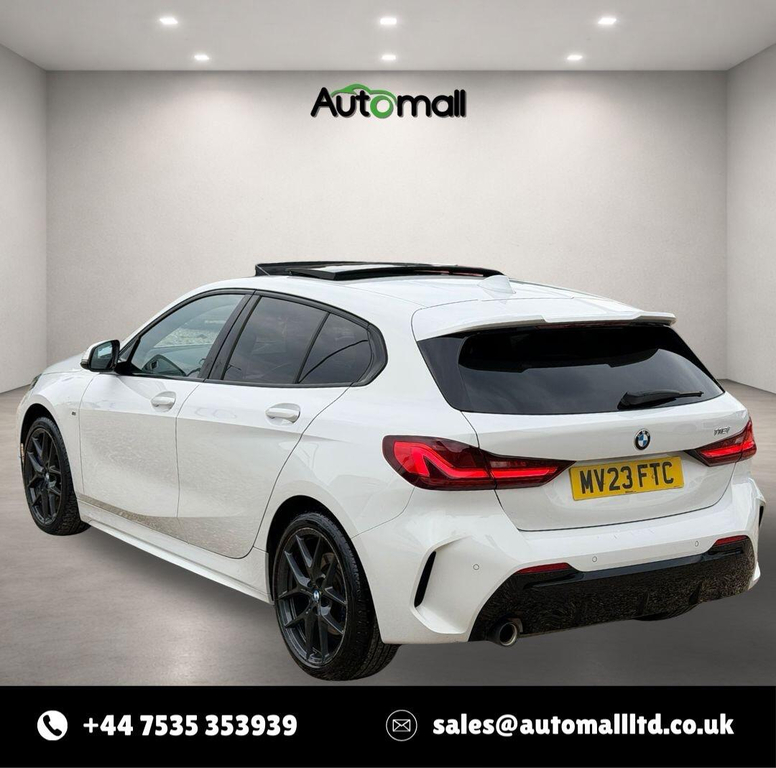 BMW 1 Series 1.5 118I M Sport Lcp Dct Euro 6 Ss MV23FTC White #5