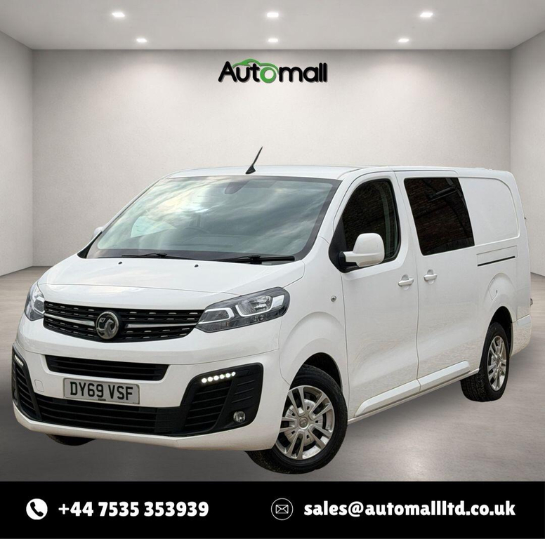 Vauxhall Vivaro 2.0 Turbo D 3100 Sportive Crew Van L2 H1 Euro 6 S White #2