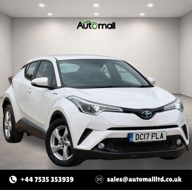 Toyota C-Hr 1.8 Vvt-h Icon Cvt Euro 6 Ss White