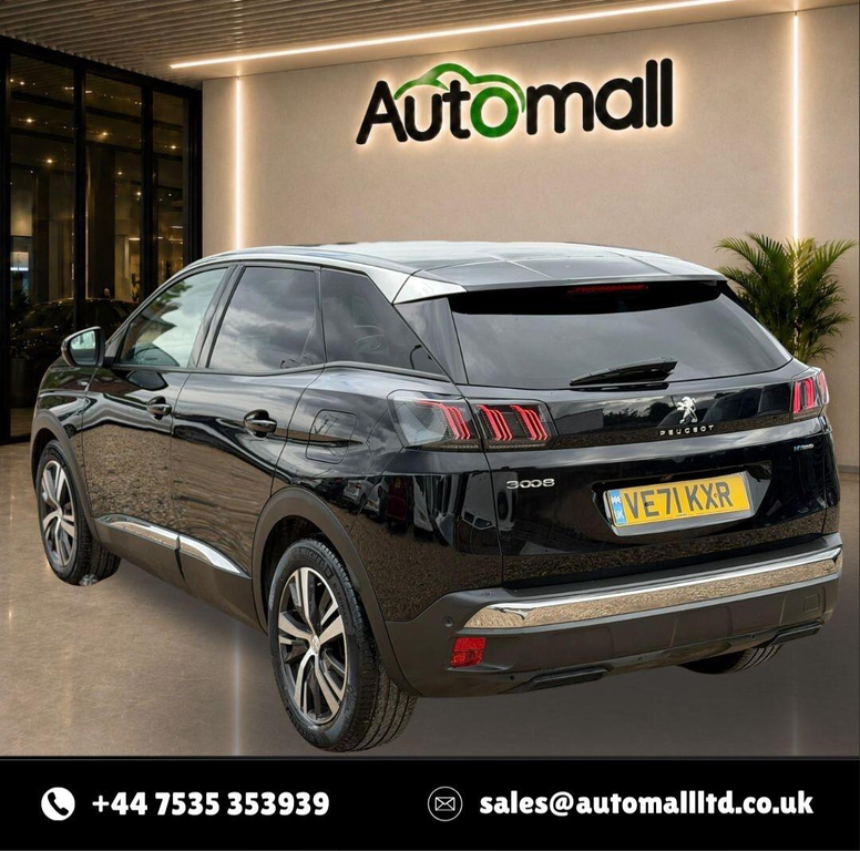 Peugeot 3008 1.6 13.2Kwh Allure E-eat Euro 6 Ss VE71KXR Black #5