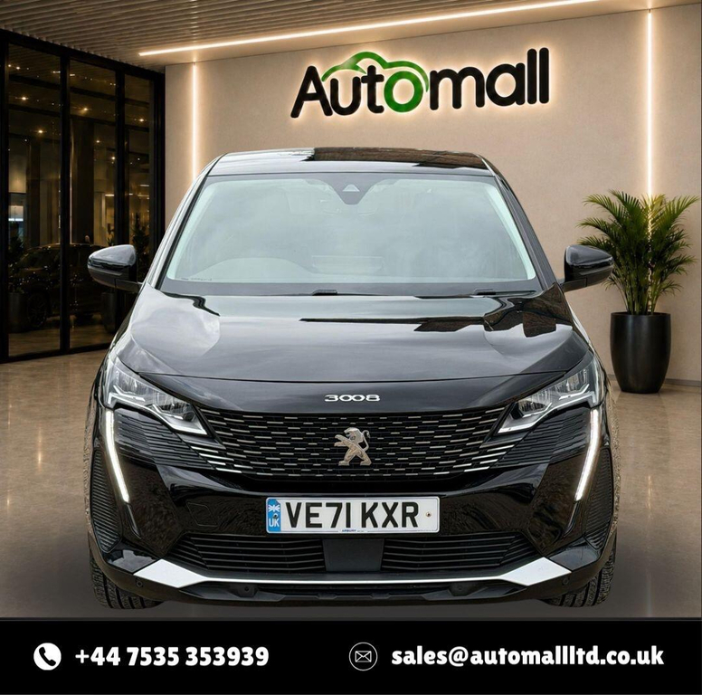 Peugeot 3008 1.6 13.2Kwh Allure E-eat Euro 6 Ss VE71KXR Black #2