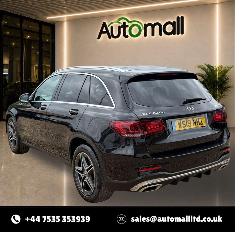Mercedes-Benz GLC Class 2.0 Amg Line G-tronic 4Matic Euro 6 Ss WS19NHZ Black #5