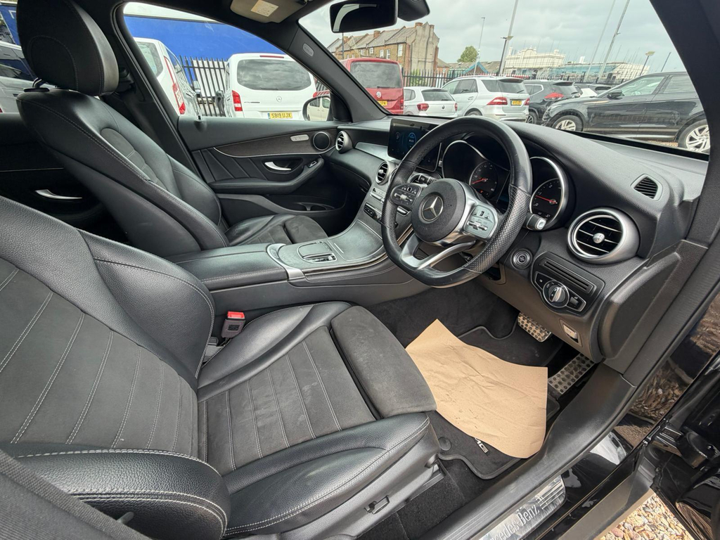 Mercedes-Benz GLC Class 2.0 Amg Line G-tronic 4Matic Euro 6 Ss WS19NHZ Black #4
