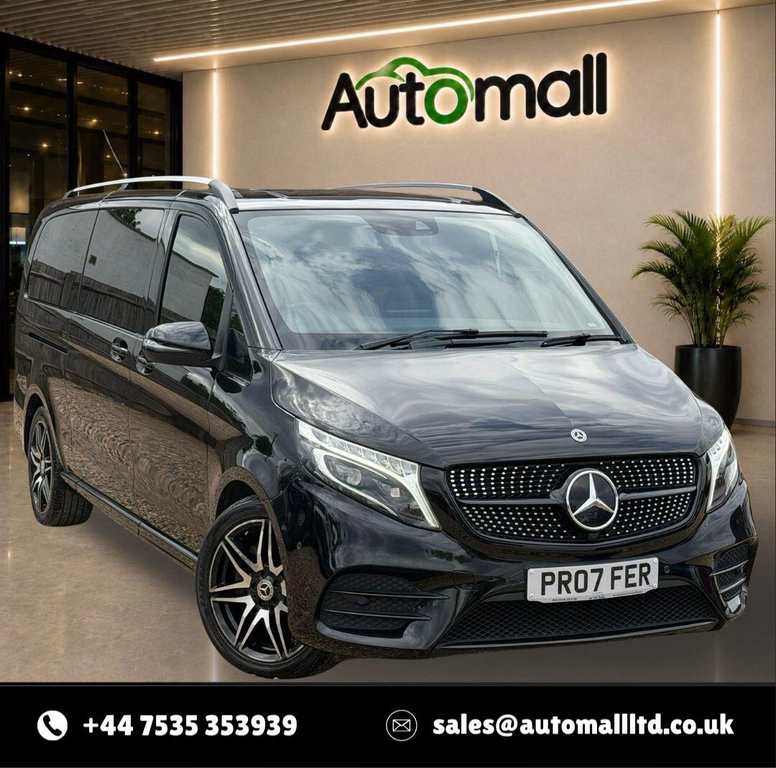 Mercedes-Benz V Class 2.0 D Amg Line G-tronic Euro 6 Ss Xlwb PR07FER Black #6