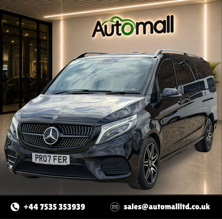 Mercedes-Benz V Class 2.0 D Amg Line G-tronic Euro 6 Ss Xlwb PR07FER Black #5