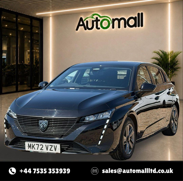 Peugeot 308 1.2 Puretech Active Premium Eat Euro 6 Ss MK72VZV Black #3