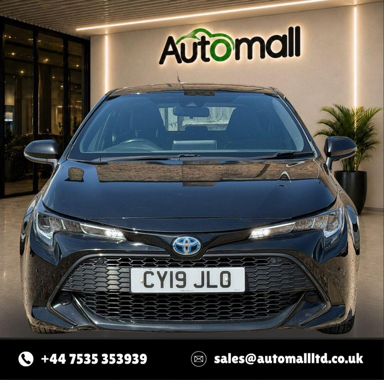Toyota Corolla 1.8 Vvt-h Icon Tech Cvt Euro 6 Ss CY19JLO Black #6