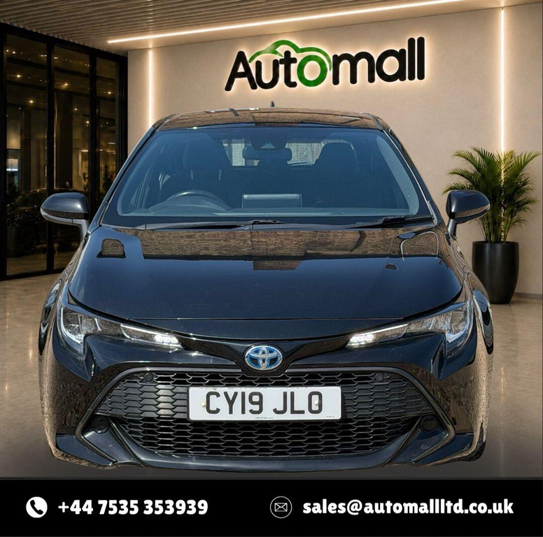 Toyota Corolla 1.8 Vvt-h Icon Tech Cvt Euro 6 Ss CY19JLO Black #2