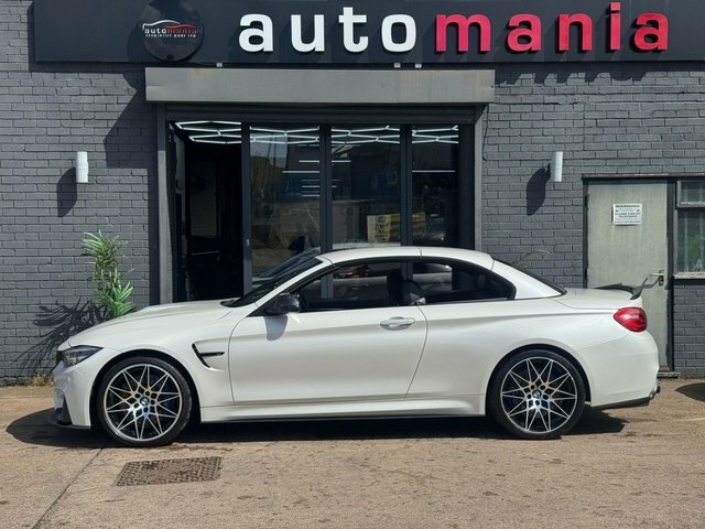 BMW M4 Biturbo Competition Convertible YB67SPZ White #5