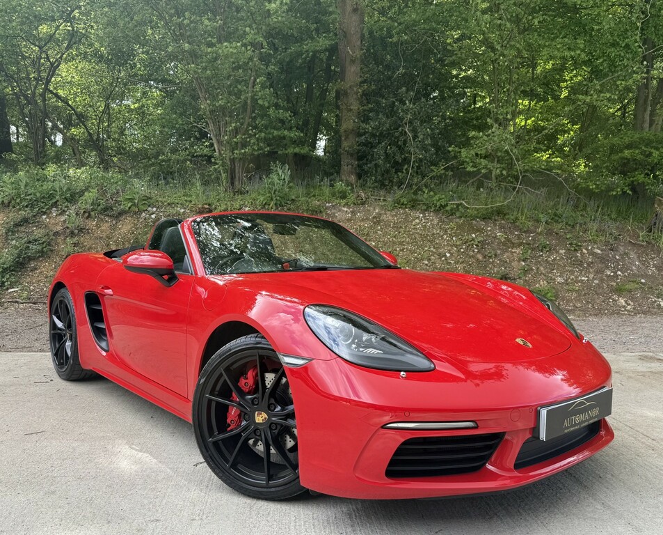 Porsche 718 Boxster Convertible 2.5 T S 201717 Red