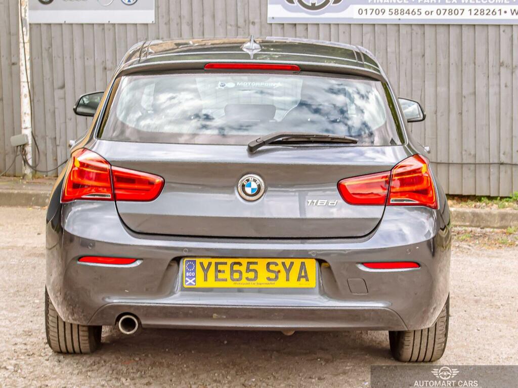 BMW 1 Series Hatchback 1.5 116D Se Euro 6 Ss 2015 YE65SYA Grey #6