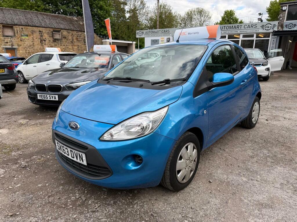 Ford KA Hatchback 1.2 Edge Euro 5 Ss 201363 SK63DVN Blue #3