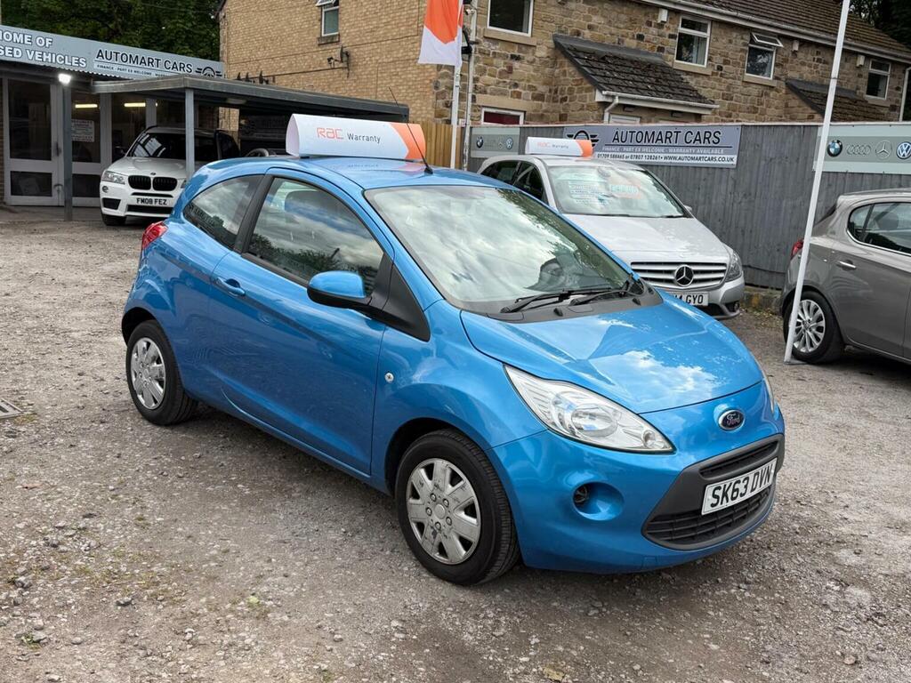 Ford KA Hatchback 1.2 Edge Euro 5 Ss 201363 SK63DVN Blue #6