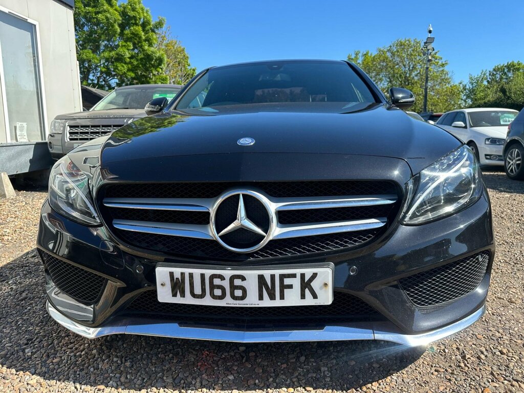 Mercedes-Benz C Class 2.1 C250d Amg Line 7G-tronic Euro 6 Ss WU66NFK Black #2