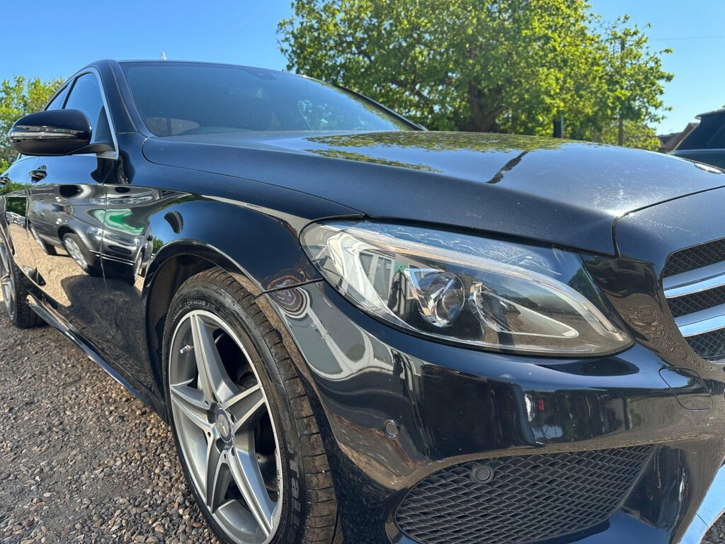 Mercedes-Benz C Class 2.1 C250d Amg Line 7G-tronic Euro 6 Ss WU66NFK Black #4