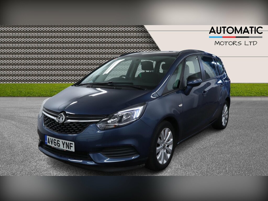 Vauxhall Zafira Tourer 1.4I Turbo Design Mpv Euro 6 140 Blue