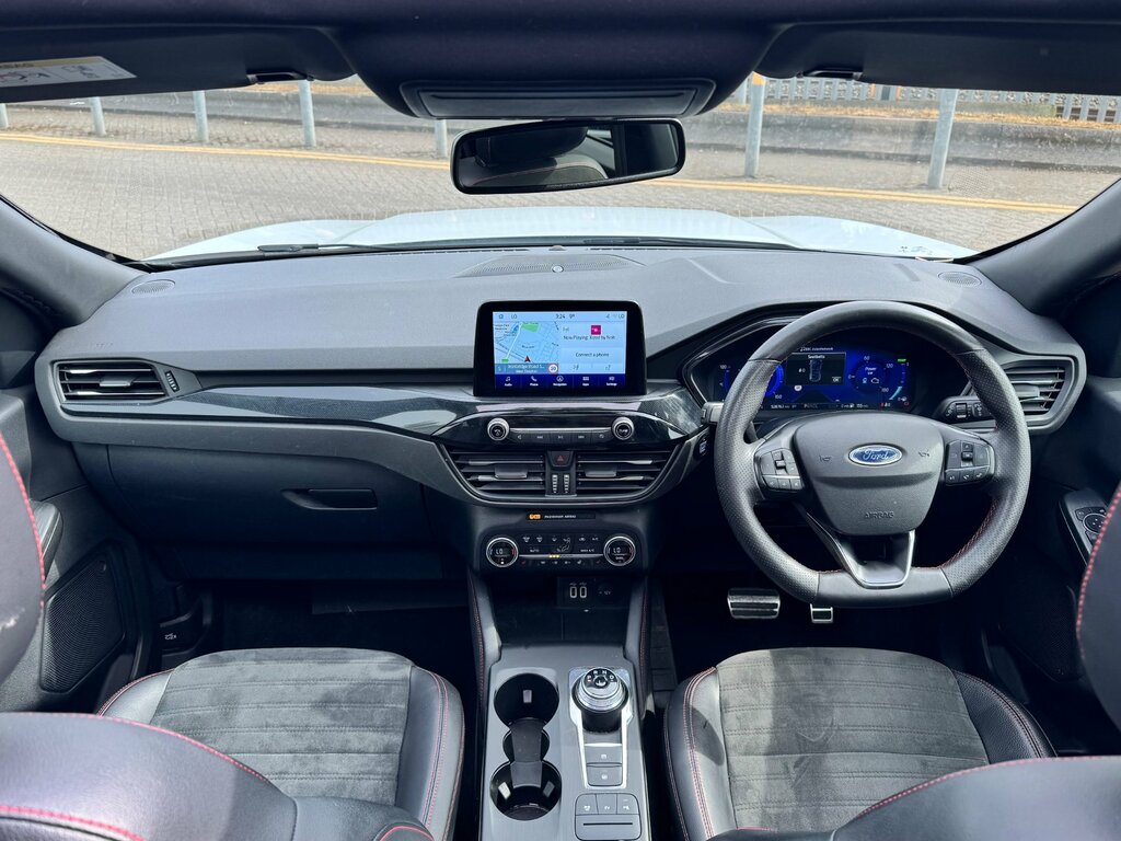 Ford Kuga 2.5 Duratec 14.4Kwh St-line X Edition Suv Petr YR22BVJ White #3