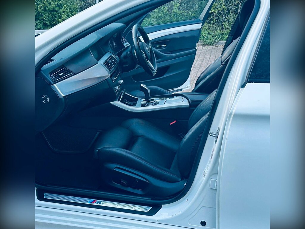 BMW 5 Series 2.0 525D M Sport Saloon Euro 6 S AO63ZWZ White #3