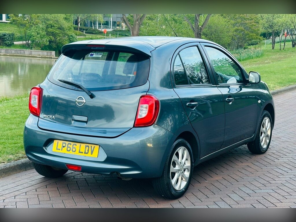 Nissan Micra 1.2 Acenta Hatchback Euro 6 80 LP66LDV Grey #5