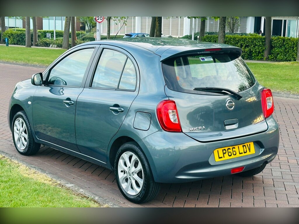 Nissan Micra 1.2 Acenta Hatchback Euro 6 80 LP66LDV Grey #2