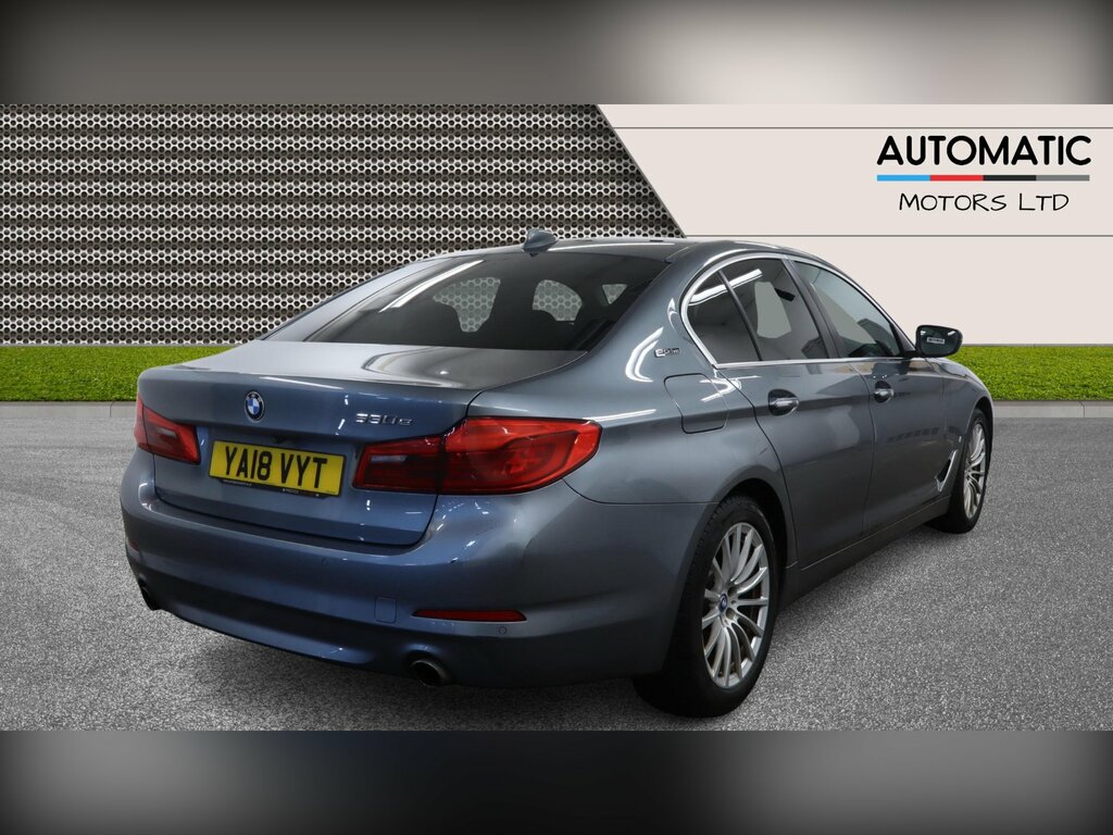 BMW 5 Series 2.0 530E 9.2Kwh Se Saloon Plug-in Hybri YA18VYT Blue #6