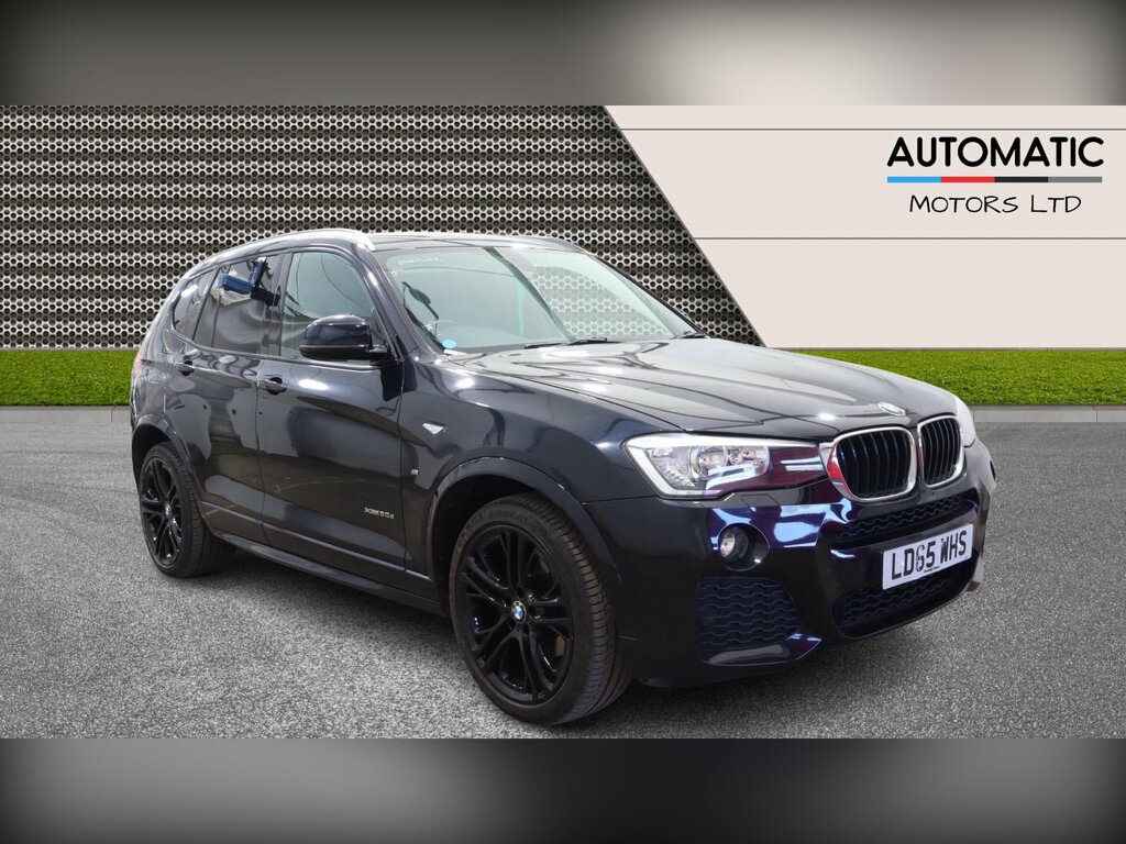 BMW X3 2.0 20D M Sport Suv Xdrive Euro 6 Black