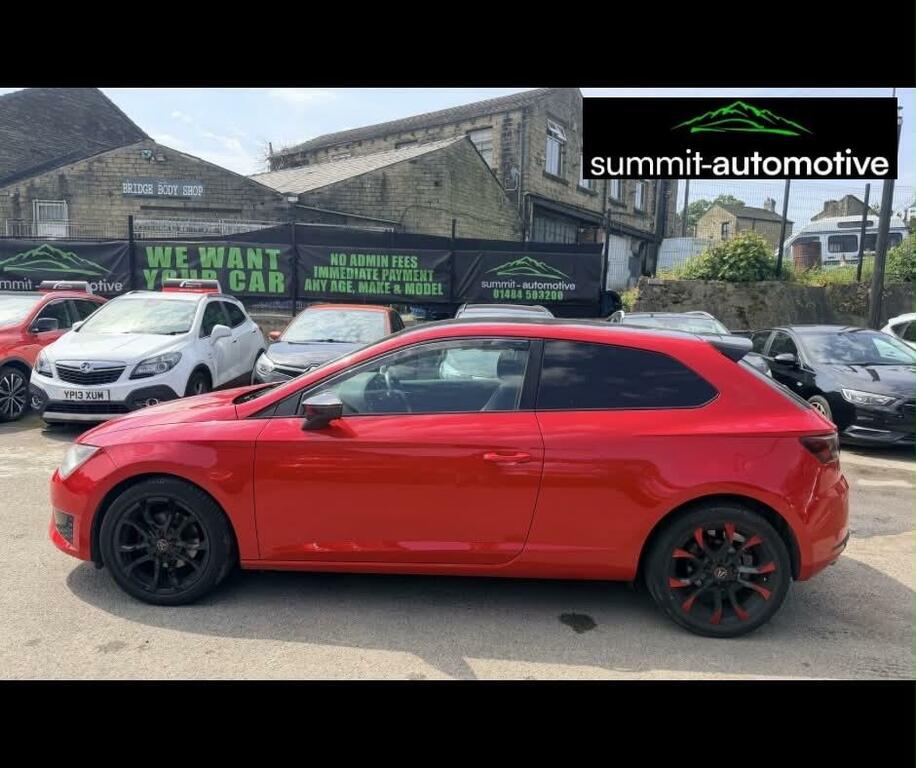 Seat Leon 2.0 Tdi Cr Fr Sport Coupe Euro 5 Ss KX14UVM Red #6