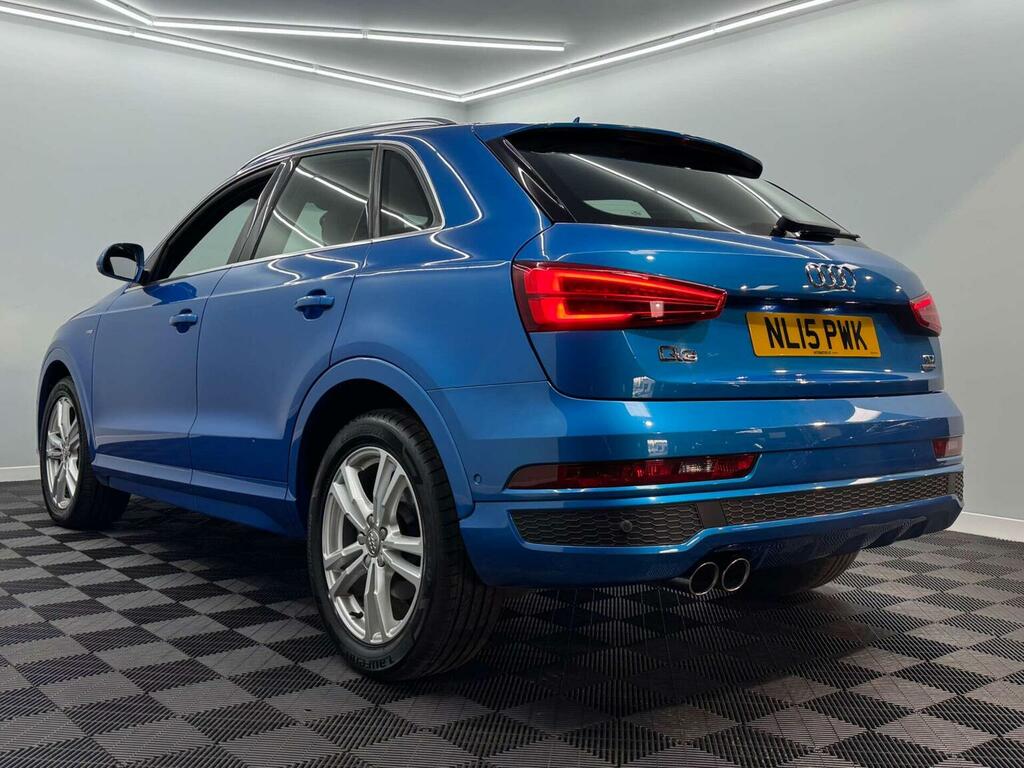Audi Q3 2.0 Tdi S Line S Tronic Quattro Euro 6 Ss NL15PWK Blue #5