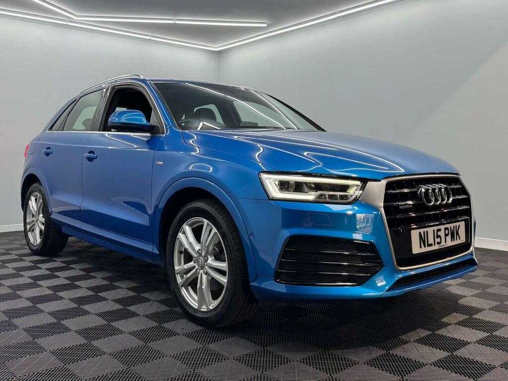 Audi Q3 2.0 Tdi S Line S Tronic Quattro Euro 6 Ss NL15PWK Blue #4