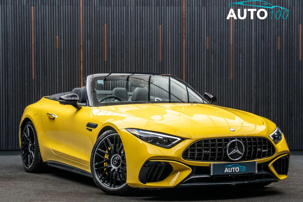 Mercedes-Benz SL Class 4.0 Sl63 V8 Biturbo Amg Premium Plus Spds Mct 4M Yellow