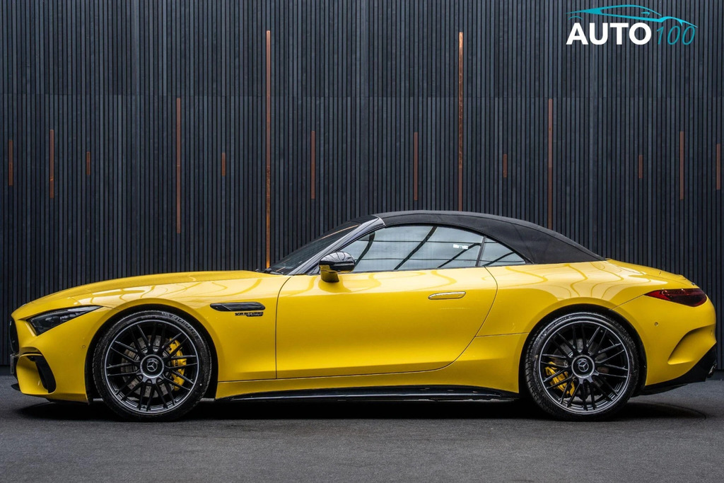 Mercedes-Benz SL Class 4.0 Sl63 V8 Biturbo Amg Premium Plus Spds Mct 4M Yellow #3
