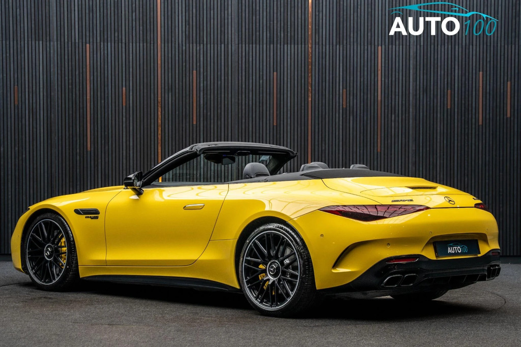 Mercedes-Benz SL Class 4.0 Sl63 V8 Biturbo Amg Premium Plus Spds Mct 4M Yellow #3