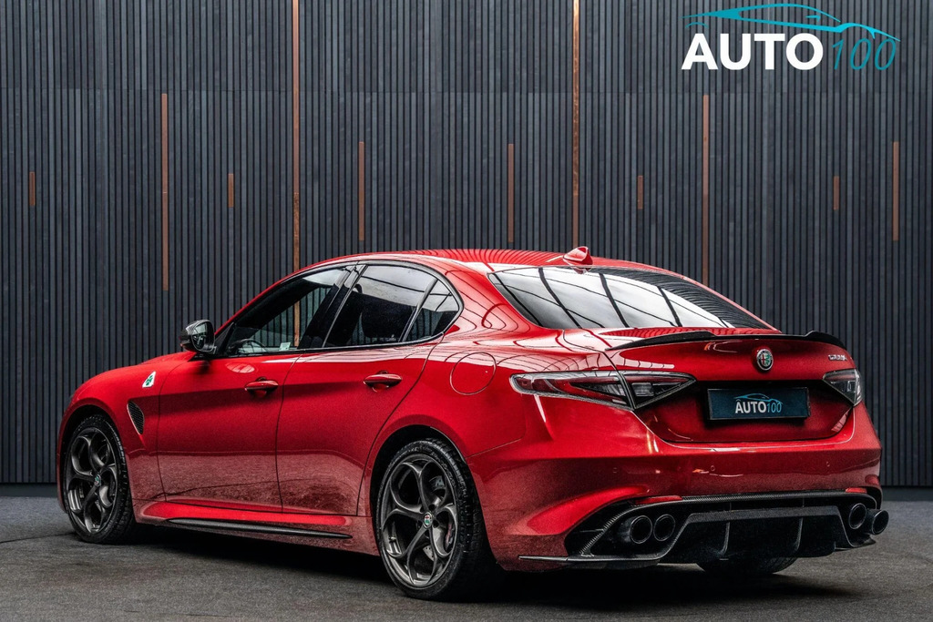 Alfa Romeo Giulia 2.9 V6 Bi-turbo Quadrifoglio Euro 6 Ss OU22PHF Red #3