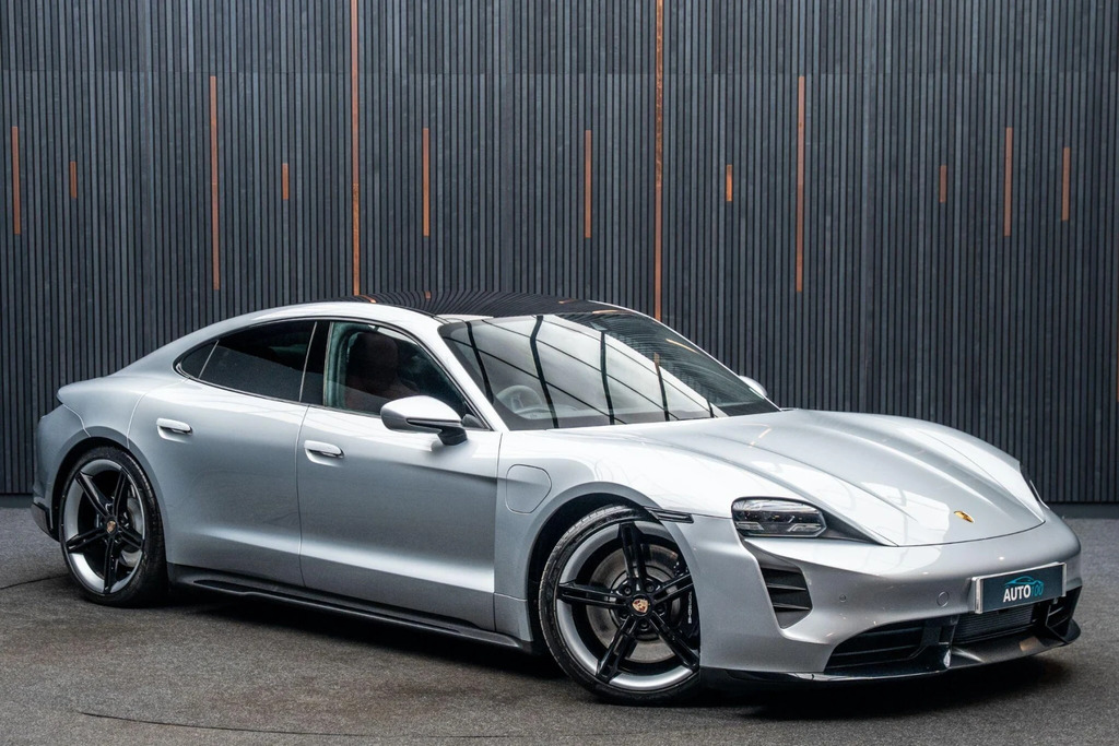 Porsche Taycan Performance Plus 93.4Kwh Turbo 4Wd YY70SSU Silver #5