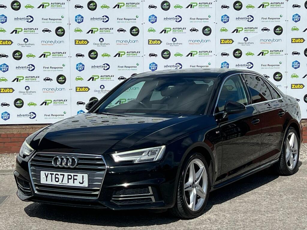 Audi A4 Saloon 1.4 Tfsi S Line Euro 6 Ss 201767 YT67PFJ Black #3