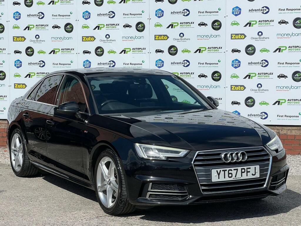 Audi A4 Saloon 1.4 Tfsi S Line Euro 6 Ss 201767 YT67PFJ Black #2