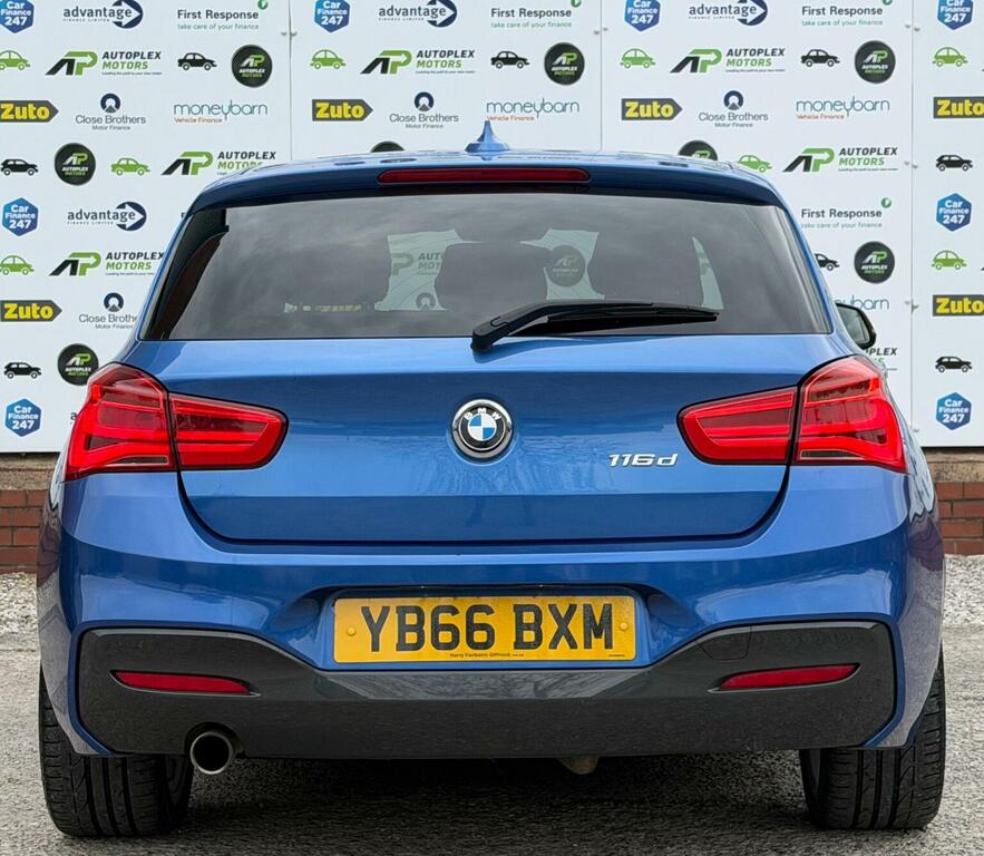 BMW 1 Series Hatchback 1.5 116D M Sport Euro 6 Ss YB66BXM Blue #5