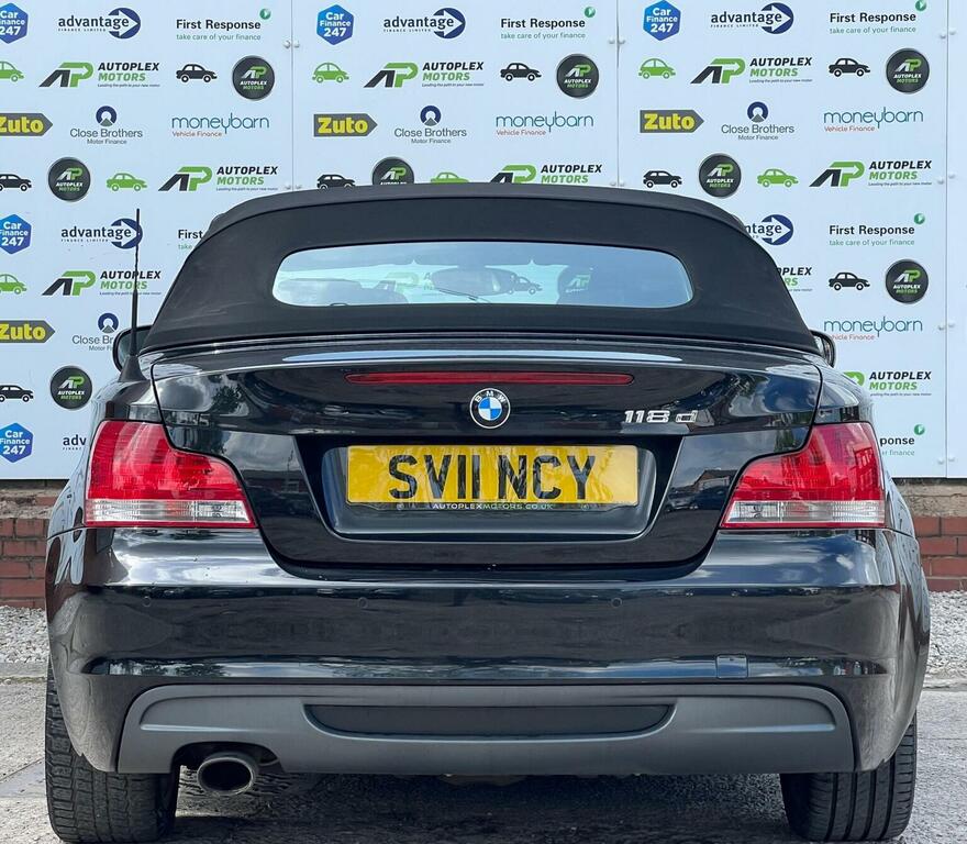 BMW 1 Series 2.0 118D M Sport Euro 5 SV11NCY Black #6