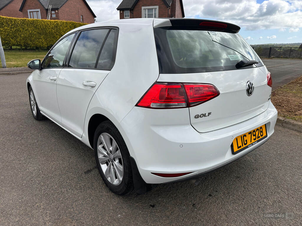 Volkswagen Golf 1.6 Tdi 105 Se LIG7928 White #4